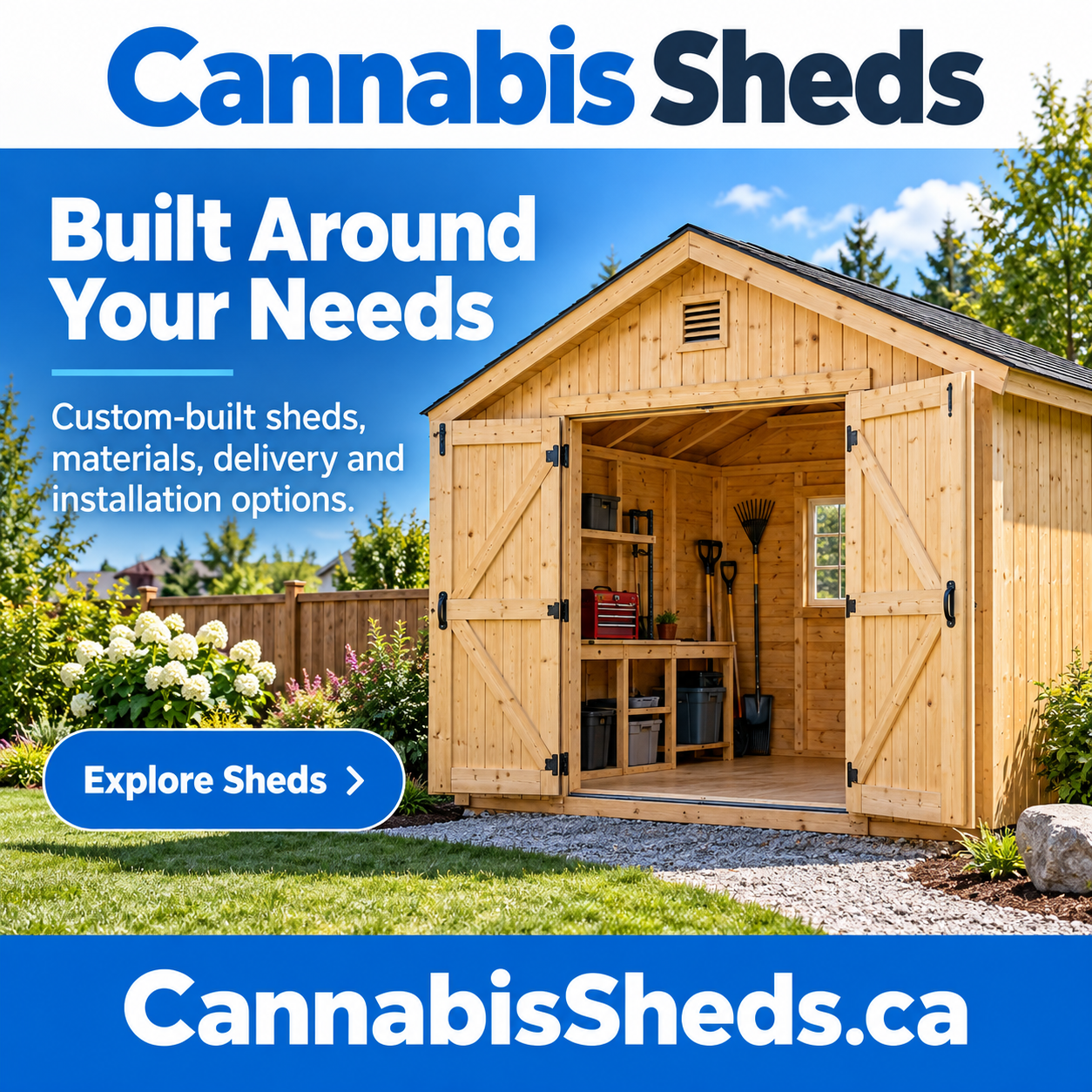 Cannabis Sheds — Square